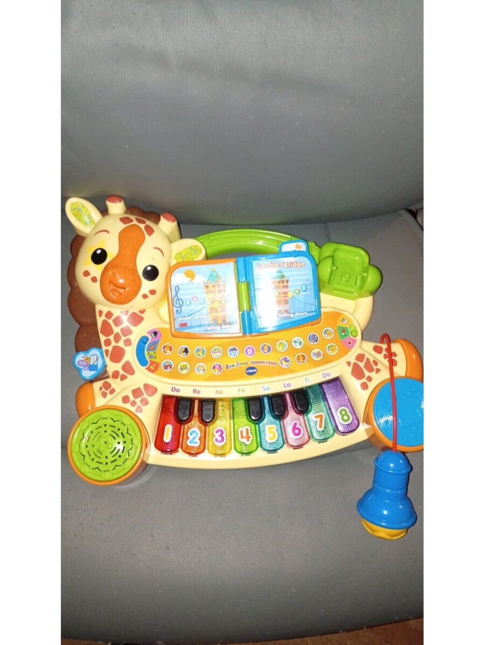 Fisher-Price Giraffe Musical Toy Piano for Kids